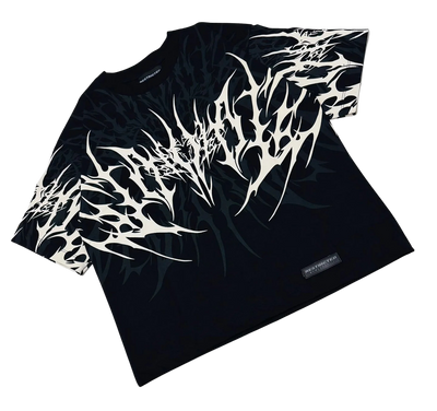 FITFOCUS. Tee shirt blanc/noir winter arc unisexe.