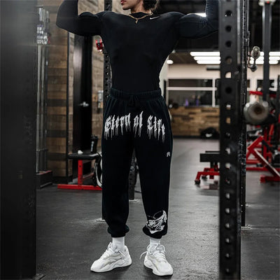 FITFOCUS. Jogging gris/ noir Winter arc