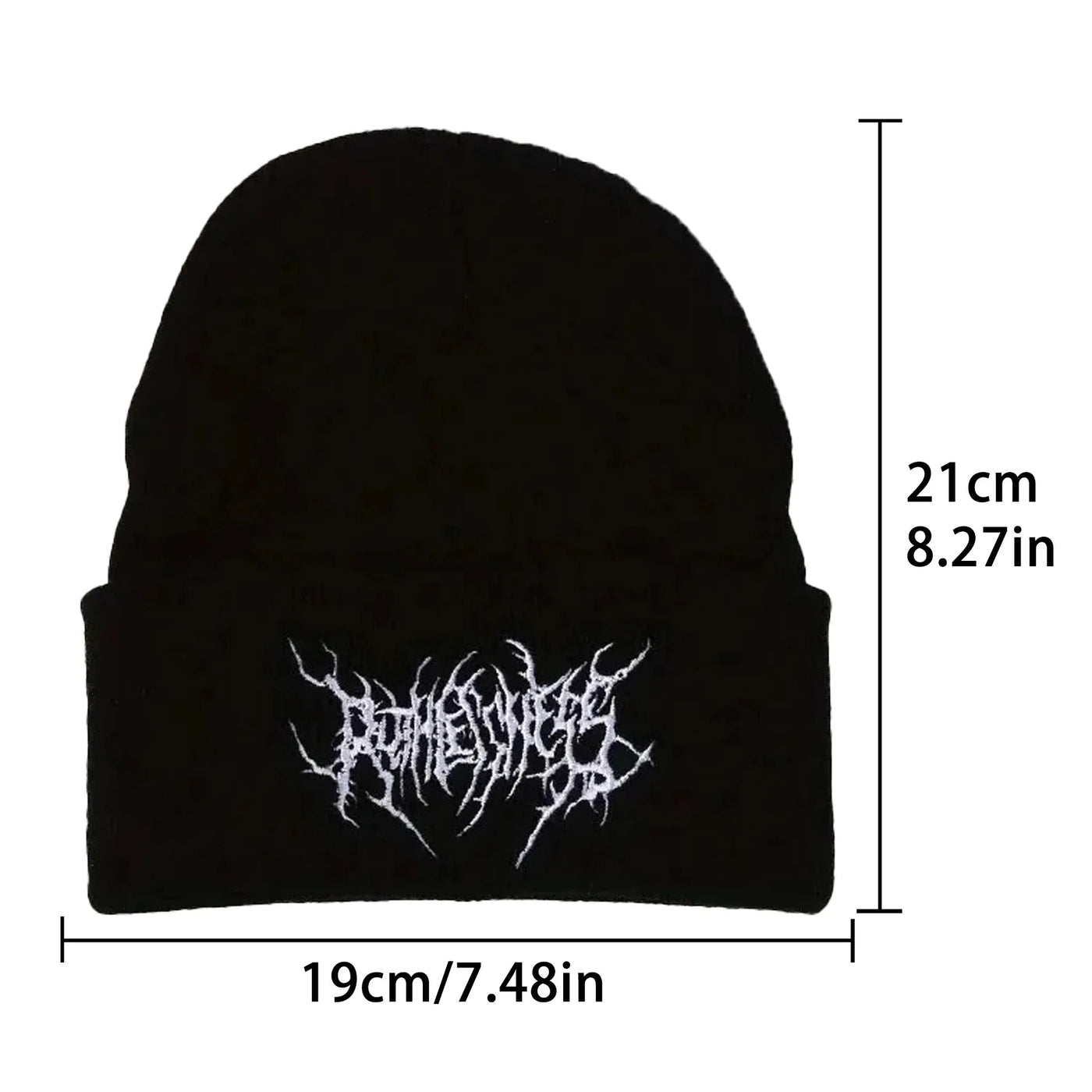FITFOCUS.bonnet noir/blanc