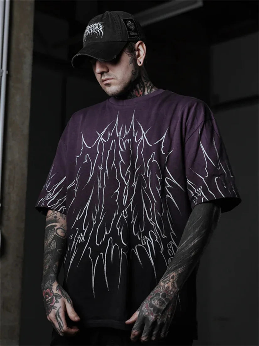 FITFOCUS. Tee shirt oversize winter arc.