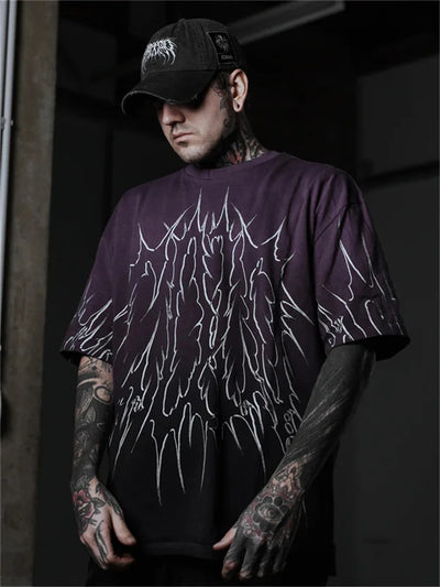 FITFOCUS. Tee shirt oversize winter arc.