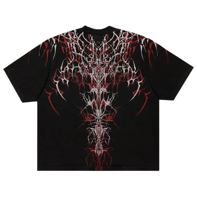 FITFOCUS. Tee shirt gothique winter arc oversize.