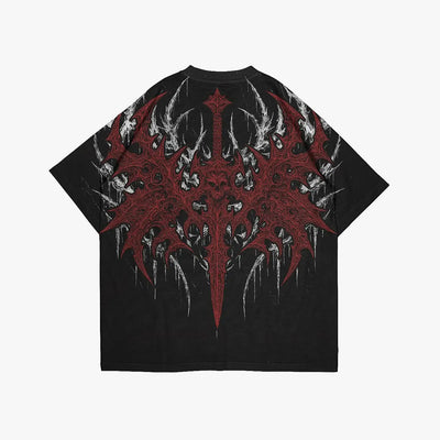 FITFOCUS. Tee shirt gothique winter arc oversize.