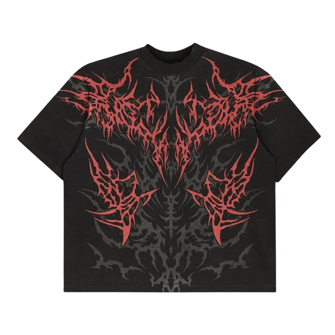 FITFOCUS. Tee shirt gothique winter arc oversize.
